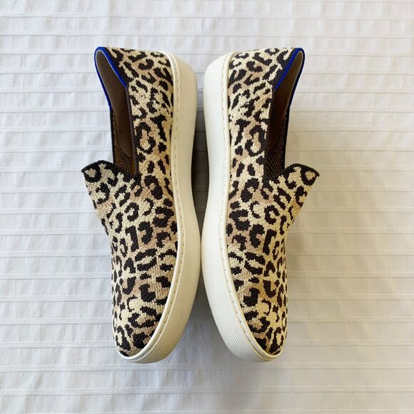 Rothy’s The Original Slip On Sneaker • Leopard Print • Women’s 9 - Picture 6 of 9